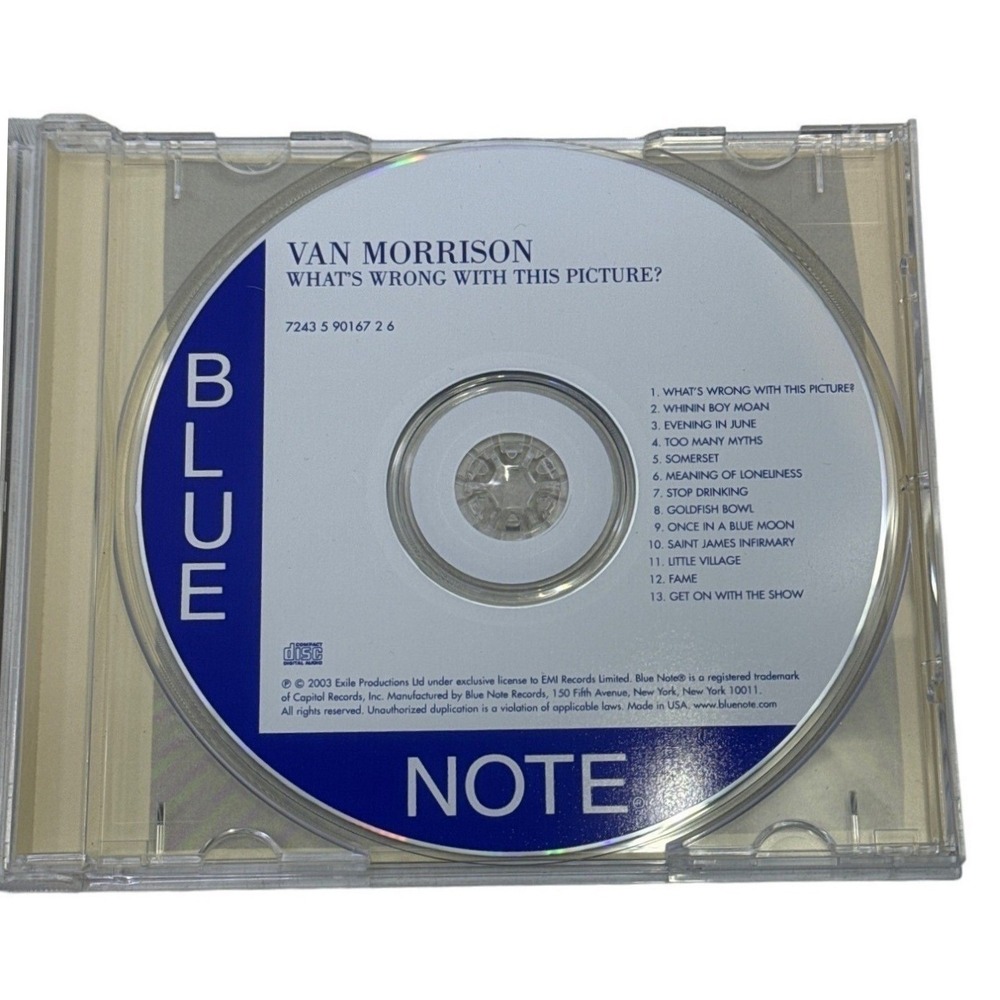 Van Morrison What's Wrong With This Picture? CD Blue Note 90167‎ Jazz Blues 2003 - Picture 3 of 4
